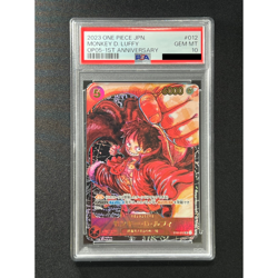[PSA 10] Monkey D Luffy ONE PIECE Card ST01-012 SR Parallel Awakening of New Era - Image 2