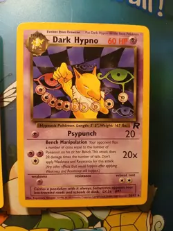 Pokemon Card Dark Hypno Non Holo Rare Team Rocket 26/82 - Image 1