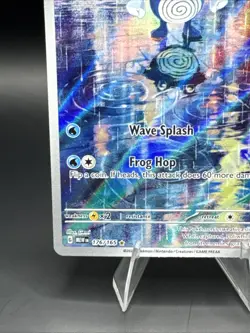 Poliwhirl 176/165 Scarlet & Violet 151 Full Art Holo Pokemon Card (Dented) #1 - Image 5