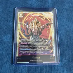 Dragon Ball Super Card Game Gogeta Battle Card SCR FB09-122 40000 Power 6 Cost - Image 1