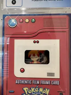 CGC 8 Pokemon Authentic Film Frame Card 35mm 2000 Movie Topps - Misty - Image 2