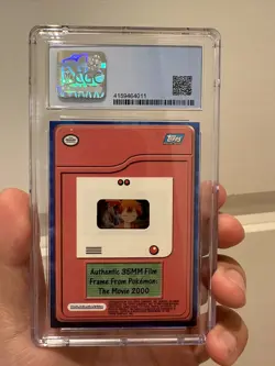 CGC 8 Pokemon Authentic Film Frame Card 35mm 2000 Movie Topps - Misty - Image 3