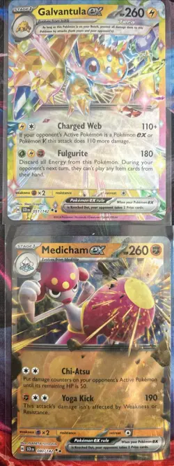 Pokemon Double Rare Card Lot Of 9 - Image 1