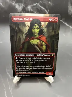 Krenko, Mob Boss High Quality Altered Art Custom Card - Image 2