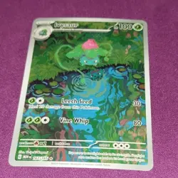 Pokemon Ivysaur 167/165 Scarlet & Violet 151 Illustration Rare Holo TCG Card - Image 1