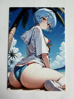 Goddess Story - Rei Ayanami [Evangelion] Custom ACG Sexy Anime Waifu Card - Image 1