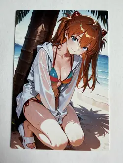 Goddess Story - Asuka Langley [Evangelion] Custom ACG Sexy Anime Waifu Card - Image 1