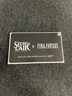 MTG: Secret Lair x Final Fantasy: Game Over (5 Foil Cards), Sleeve has Wear - Image 1