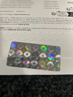 MTG: Secret Lair x Final Fantasy: Game Over (5 Foil Cards), Sleeve has Wear - Image 3