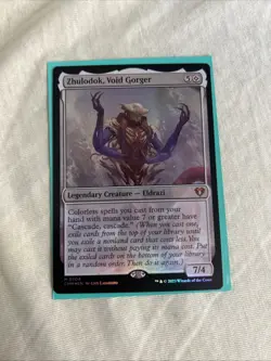 Zhulodok, Void Gorger -Foil Near Mint MTG Commander Masters - Image 1