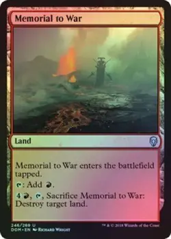 Memorial to War (246/269) - Dominaria - Uncommon (Foil) - Image 1