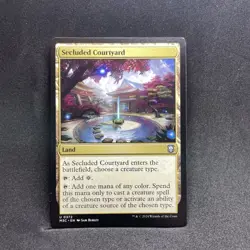 1x Secluded Courtyard NM Eng MTG - Modern Horizons 3 Commander - Image 1