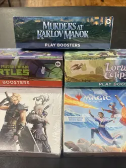 Magic The Gathering Sealed Play Boosters Lot Of Five All different Sets ￼￼ - Image 4