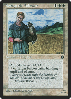 Soraya the Falconer X (1) Homelands EX/NM, English MTG 4RCards - Image 1