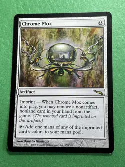 **Chrome Mox** Mirrodin, -MTG- Magic the Gathering: Moderately Played (MP) - Image 1