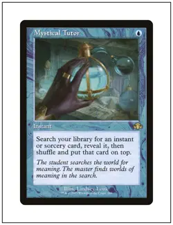 1x Mystical Tutor, Retro Frame, Dominaria Remastered, Magic MTG NM - Image 1