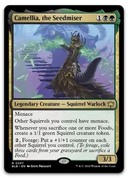 Camellia, the Seedmiser #207 (LP) Bloomburrow BLB Magic MTG - Image 1