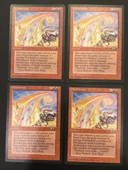 4x Pyrokinesis - Alliances Magic: The Gathering Mtg NM UP - Image 1