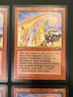 4x Pyrokinesis - Alliances Magic: The Gathering Mtg NM UP - Image 3