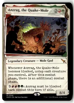 Murders at Karlov Manor #356 Anzrag, the Quake-Mole (Showcase) - Image 1