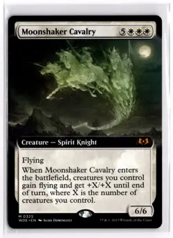 Moonshaker Cavalry Wilds of Eldraine 325 LP x1 MTG Magic: the Gathering - Image 1