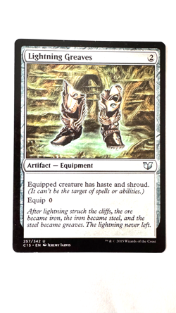 Lightning Greaves - 257/342 - Commander 2015 - Regular - MTG LP - Image 1
