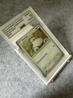 Pokemon Scarlet & Violet Black Star Promo Snorlax 122 AGS Gem-MT 10 Holo 2024 - Image 1