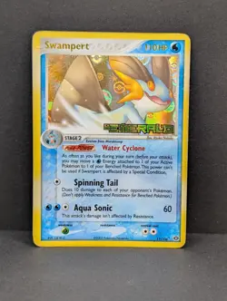 Swampert 11/106 Emerald Reverse Holo Rare Stamped Pokemon TCG Nintendo MP - Image 1