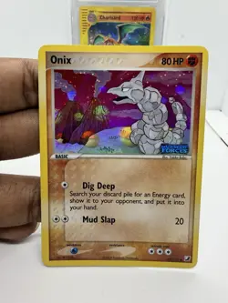 Pokemon ONIX 65/115 STAMPED Reverse Holo Unseen Forces Nintendo ~ NM/LP - Image 1