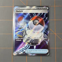 Pokemon Switch 123/094 Ultra Rare Full Art Trainer Me02 Phantasmal Flames Holo - Image 1