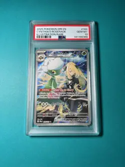 2025 Pokemon Destined Rivals Cynthia’s Roserade #184 PSA 10 Gem Mint - Image 1