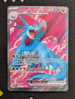 Salamence ex - 177/159 SV09: Journey Together Pokemon NM Holo - Image 1
