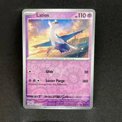 Latios 073/182 Rare Paradox Rift Pokemon NM Reverse Holo - Image 1