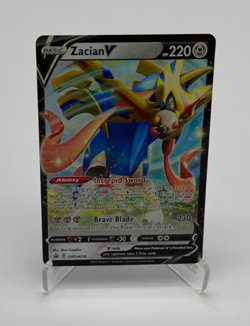 Pokemon Trading Card Game TCG Promo Zacian V SWSH018 - Image 1
