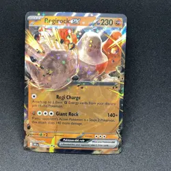 Pokemon Regirock ex 101/182 Double Rare - Pokemon TCG Destined Rivals NM - Image 1