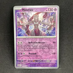 Mewtwo 150/165 Rare 151 Pokemon NM Reverse Holo - Image 1