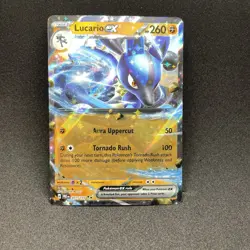 Lucario ex 051/131 SV: Prismatic Evolutions Holo Pokemon TCG NM - Image 1