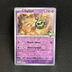 N's Sigilyph 064/159 Common Journey Together Pokemon NM Reverse Holo - Image 1