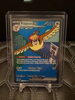 Pokemon Obsidian Flames Pidgeot ex 225/197 Special Illustration Rare (EN) - Image 1