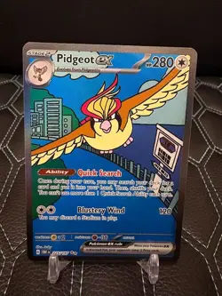 Pokemon Obsidian Flames Pidgeot ex 225/197 Special Illustration Rare (EN) - Image 3
