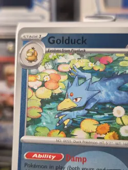 Pokemon GOLDUCK 040/217 - Ascended Heroes - Rev Holo -Hydro Pump-Energy - Image 5