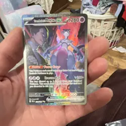 Pokemon Team Rocket's Mewtwo EX Full Art Holo SV10 231/182 280HP Rare - Image 2
