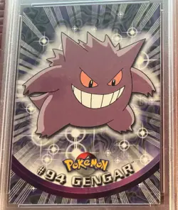 2000 Topps Pokemon TV Gengar Animation Series 2 #94 Blue Logo PSA 9 MINT - Image 3