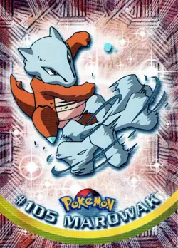 Pokemon #105 Marowak Card 2000 Topps Series 2 - Image 1