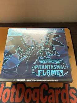 Pokemon Phantasmal Flames Elite Trainer Box ETB Sealed Mega Evolution - Image 1