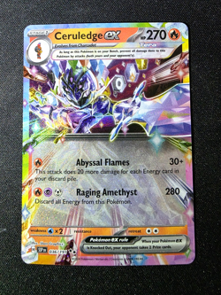 Ceruledge ex 36/191 Pokemon TCG Surging Sparks Double Rare NM/M - Image 1