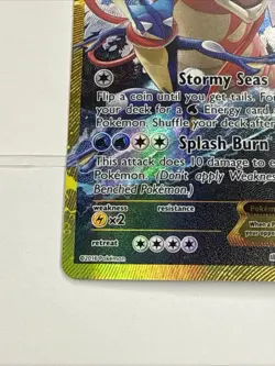 2016 Pokemon XY Full Art Gyarados EX Breakpoint 123/122 Secret Rare HP - Image 3