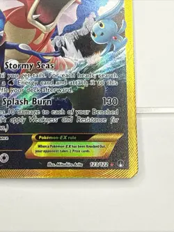 2016 Pokemon XY Full Art Gyarados EX Breakpoint 123/122 Secret Rare HP - Image 4