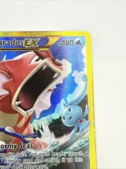 2016 Pokemon XY Full Art Gyarados EX Breakpoint 123/122 Secret Rare HP - Image 5