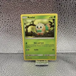 Rowlet Common Pokemon TCG Cosmic Eclipse 17/236 NM - Image 1